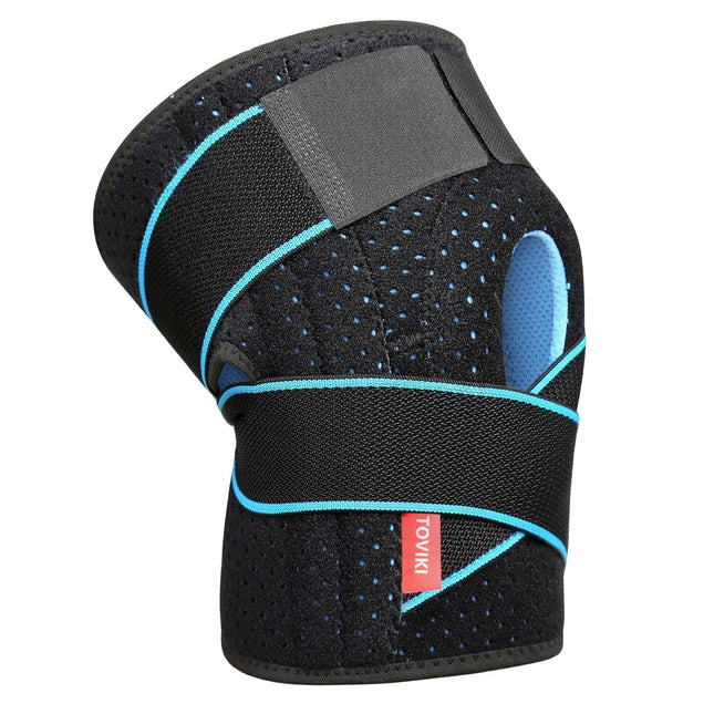 TOVIKI Knee Brace for Men and Women, Knee Brace with Patella Gel Pads &amp; Spring Side Stabilizers, Medical Knee Protector for Meniscus Arthritis, Orthopedic Knee Support - Sports Brace Knee