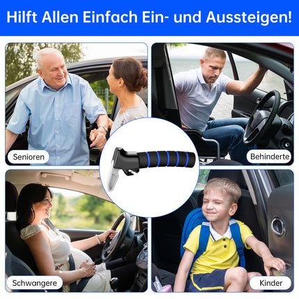 SYMYNELEC Exit Aid Car Handle for Seniors: Entry aid for pregnant women, people with disabilities and children - Fits most vehicles - Makes getting in and out easier