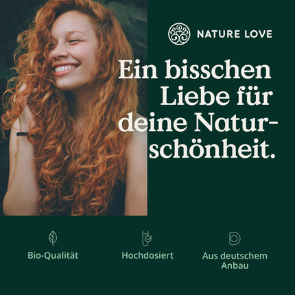 NATURE LOVE® Organic Barley Grass - 1500 mg per daily dose - from German cultivation - 180 Capsules - High dosage, laboratory-tested, certified organic, produced in Germany