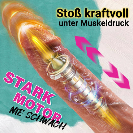 Realistic Vibrator Dildo for Women Large Anal Silicone XXL Dildo with 10 Vibration Modes and 7 Thrusting Functions G-Spot Vibrators with Strong Suction Cup 27cm Sex Toy for Women and Men
