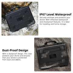 REYGEAK Drone Case for DJI Avata 2 I Compact I Two-Layer I Waterproof - Carrying Case for DJI Avata 2 Fly More Combo Kit, Drone Case Bag Accessories for Car and Backpacking