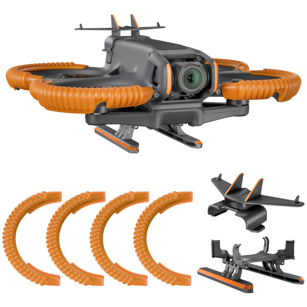 STARTRC PHOTO 3-IN-1 Avata 2 Accessory Bundle Kit, Avata 2 Propeller Guard + Landing Gear + Tail for DJI Avata 2 Drone Protection (Drone Not Included)
