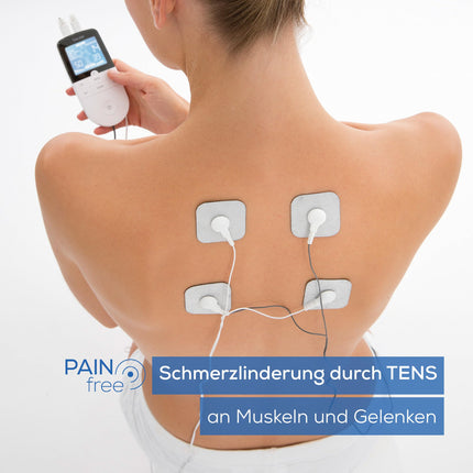 Beurer EM 49 Digital TENS/EMS, 3-in-1 electrical stimulation device for pain relief through electrical nerve stimulation, training through electrical muscle stimulation, massage function, including 4 electrodes