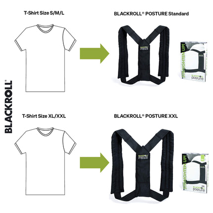 BLACKROLL POSTURE posture trainer - back belt for improved posture (SL)