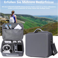 Bag for DJI Flip – Protective hard-shell carrying case with storage pocket for DJI Flip Fly More Combo, plenty of storage space to fit all DJI Flip drone accessories