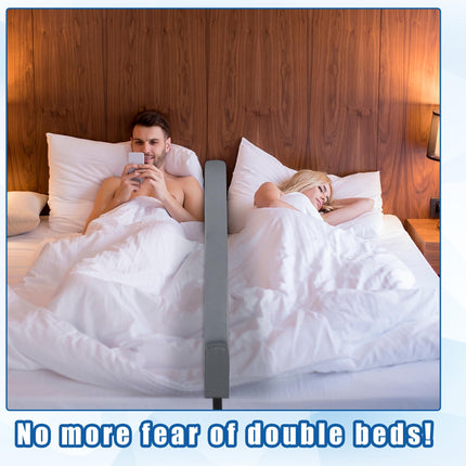 ROYALAY Bed Divider for Sleeping Adults, 71" Extra Long Bed Bumper for Sleepers, Separation System, Foam Safety Rails with Washable Cover, Fits Twin, Full, Queen, King