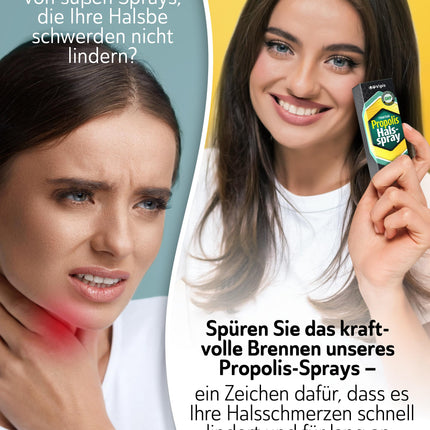 VIPIS Organic Propolis Spray with Menthol - Double concentrated propolis tincture as a mouth spray - Propolis sore throat spray for inflammation - Propolis throat spray with alcohol - Throat and throat spray