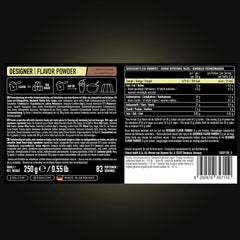 ESN Designer Flavor Powder, Dark Cookie Crumb, 250 g, flavor powder for sweetening, without much sugar and calories - made in Germany