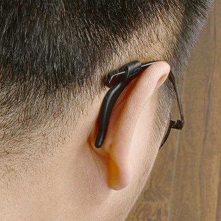 DIAONIAN 12 pieces 6 pairs of glasses holders ear, glasses temples, glasses slip stopper, glasses slip stop, anti-slip glasses temples, glasses holder sports, universal, for glasses, sunglasses, reading glasses