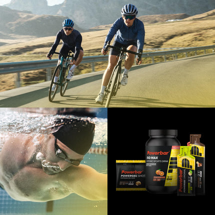 Powerbar - PowerGel Multiflavour Box - 12x41g - High Carb Energy Gels - 2:1 Carbohydrate Ratio - Sodium