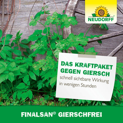 Neudorff Finalsan GierschFrei – Fast-acting weed killer against ground elder and horsetail for 180 m². Effective right down to the roots, 1 liter