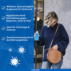 Viroxidin Med Hand Disinfectant 5l - COMPARISON WINNER - Hand disinfectant against bacteria, viruses &amp; fungi for hygienic hand disinfection - Limited Virucidal PLUS according to EN 14776