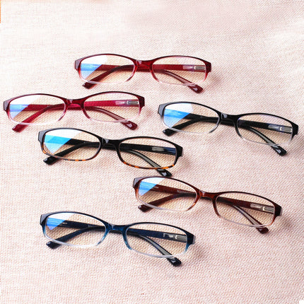 COJWIS 6 pack reading glasses blue light filter glasses for men and women, spring hinge reading aid, glare-free UV glasses (6 color mix, 2.75)