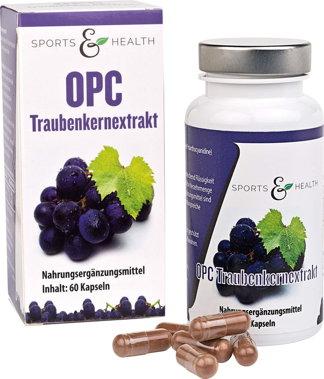 60 OPC Capsules Very High Dose With Certificate With 500mg Grape Seed Extract And 350mg Pure OPC Per Vegan Capsule As a 2 Month Supply