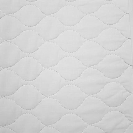 Set of 2 incontinence pads, washable pad, bed insert, wetness protection, bed pad, waterproof mattress pad, white (75 x 90 cm)