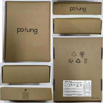 pofung PT88 PRO Professional License-Free PMR446 Portable Rechargeable Walkie Talkie, 16 Channels, LED Screen, Flashing Alarm, TOT, CTCSS/DCS, VOX and USB (Camping, Adventure) (2 Pack)
