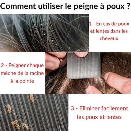 Lice comb and nit comb, extra fine for children. Lice comb for children. Flea comb with lice treatment. Lice comb with metal teeth. Lice comb made of stainless steel and plastic. Lice comb for head lice infestation. Lice eggs and nits.