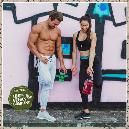 BCAA Powder 300g ICED TEA PEACH - Alphaminos BCAA 2:1:1 Drink with 8000 mg BCAA - incredibly delicious taste, essential amino acids (EAA) leucine, isoleucine &amp; valine - 100% vegan and laboratory tested
