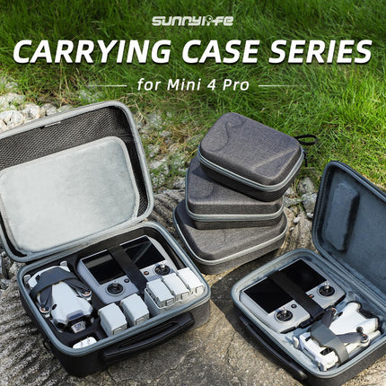 Hensych Mini 4 Pro Carrying Case, Hardshell Bag, Waterproof Storage Case, RC Accessories, Travel Bag for DJI Mini 4 Fly More Combo with DJI RC 2/RC N2 Drone Accessories (Hexapower Multi-Purpose Kit)