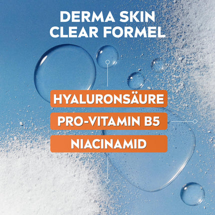 NIVEA Derma Skin Clear Rebalance &amp; Clear Serum, facial care for a visibly improved complexion, moisturizing hyaluronic serum with niacinamide (30 ml)