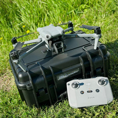 B&amp;W Outdoor Carrying Case for DJI Air 3, Air 3S and Fly More Combo Drone - Type 3000 Yellow - waterproof according to IP67 certification, dustproof, shatterproof and indestructible