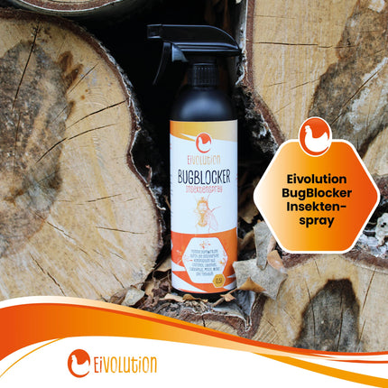Eivolution Bug Blocker - Natural Insect Repellent (500ml) - Against mosquitoes, horseflies, ticks and grass mites