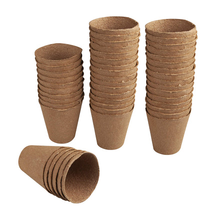 Windhager Growing Pots &amp; Growing Tablets, Growing Tablets, Coconut Soil Tablets for Growing Cuttings, Seeding Soil, Pressed Coconut Soil, Peat-Free, 100 Pieces, 3.5 cm, 04342, Brown