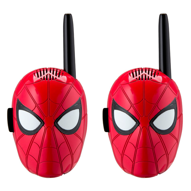 ekids SM-202 Spider-Man Walkie Talkie for Children, Red, One Size