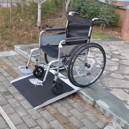Wheelchair ramp aluminum wheelchair ramp access ramp for wheelchairs rollators 91cm