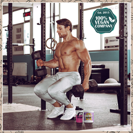 Pre-Workout Booster³ SOUR FRUIT GUMS 440g - incredibly delicious - TUNNELBLICK Training Booster³ with citrulline, arginine, taurine, caffeine, guarana, and magnesium - optimally dosed - 100% vegan