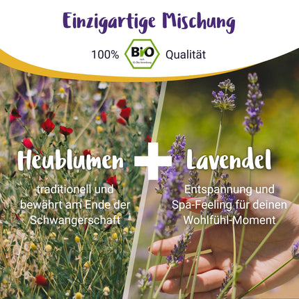 100% ORGANIC Hayflower Sitz Bath for Pregnancy | Hayflower bath for birth preparation from the 37th week of pregnancy - PregniVital®