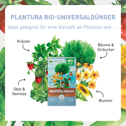 Plantura organic universal fertilizer with long-lasting effect, for all plants, animal-free &amp; organic, 1.5 kg