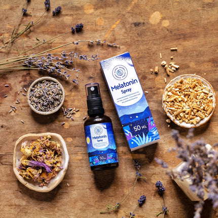 Melatonin Spray High Dose - 400 Day Supply (50ml) - with Valerian, Passionflower, Lemon Balm, Lavender, Vitamins B6 &amp; B1 - Alcohol-Free - Vegan - Raspberry Flavor - Alpha Foods