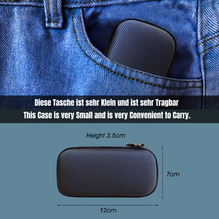 Woollo Bag Compatible with Beurer BR 60 Beurer BR 90 Sting Healer Portable Hard Travel Case Pouch [Bag Only]