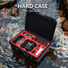 STARTRC Avata Bag for DJI Avata Accessories Waterproof Hard Case for DJI Avata with DJI Goggles 2/Goggles V2/FPV Controller/Motion Controller/4 Batteries