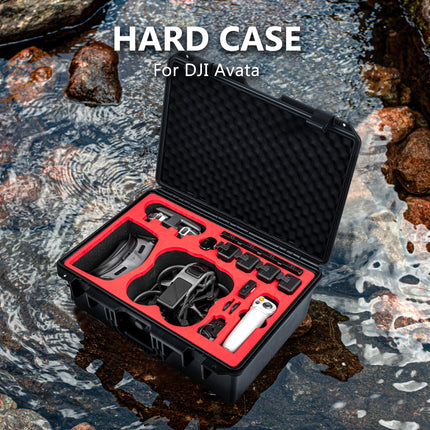 STARTRC Avata Bag for DJI Avata Accessories Waterproof Hard Case for DJI Avata with DJI Goggles 2/Goggles V2/FPV Controller/Motion Controller/4 Batteries