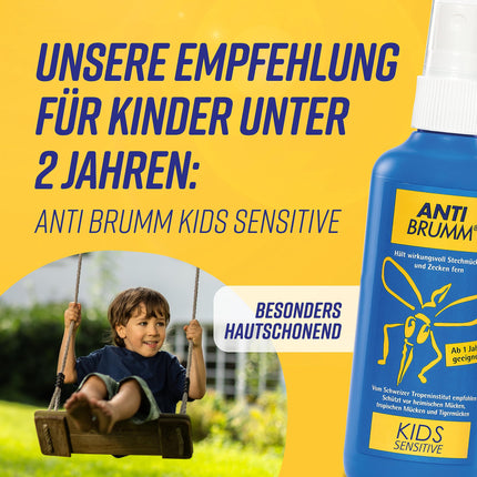 Anti Brumm® Ultra Tropical | Highly effective mosquito spray against tropical mosquitoes | Mosquito protection on long-distance trips | Pump spray, 150 ml