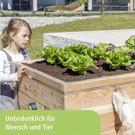 Kerbl SnailStop Electric Snail Fence Starter Set, Snail protection for gardens | Vegetable patches | Raised beds | Plants, Non-toxic snail repellent, Safe for humans and animals