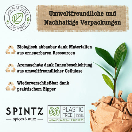 SPINTZ® 420 pcs. Organic Rosehip Capsules - vegan rosehip capsules with high dosage - 500mg organic rosehip powder from organic farming - rosehip powder | plastic-free packaging