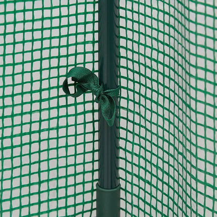Relaxdays Tomato Greenhouse, Garden &amp; Balcony, Plastic Greenhouse for Tomatoes, HxWxD: 150x100x50 cm, Steel &amp; PE Film, Green