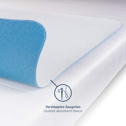 Blumtal® Washable Incontinence Pad 75x90 cm - Bed Pad for Babies - OEKO-TEX Certified Incontinence Bed Pad for Babies - Waterproof Bed Pad - Incontinence Pad 75x90 cm - Set of 1