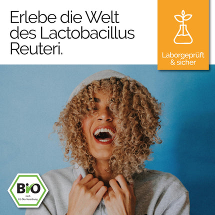Lactobacillus Reuteri | Organic | Capsules | Live lyophilized bacteria
