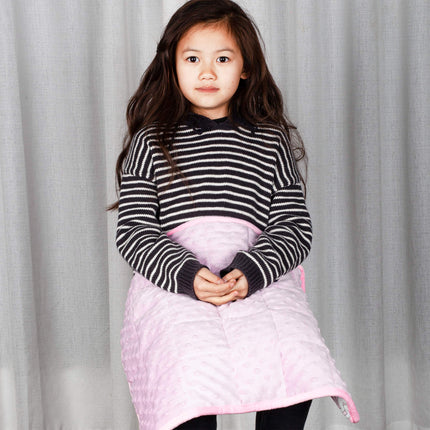 Sleepymoon Weighted Lap Pad for Anxiety and Relaxation (Pink, 46 * 54cm-1.4kg)