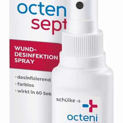 octenisept Wound Disinfection Spray – painless antiseptic for the treatment of acute and chronic wounds, protects against wound infections, 50 ml solution
