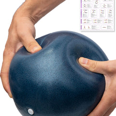 beneyu ® Non-Slip &amp; Superlight Soft Pilates Ball - Gymnastic Ball Small - 23cm + Exercises