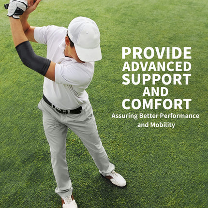 CAMBIVO Elbow Support x2, Tennis Elbow Support for Women and Men, Elbow Support Suitable for Arthritis, Tendonitis, Elbow Pads for Sports, Golfer's Elbow and Tennis Elbow