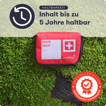 Mini First Aid Kit - Compact &amp; Lightweight - 51 Pieces for Travel, Outdoor, Camping, Bicycle - Travel First Aid Kit Outdoor First Aid Kit Children First Aid Kit Bicycle