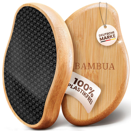 BAMBUA Callus Remover - [100% Anti-Callus Effect] Foot Callus Remover - For Foot Care for Beautiful Feet - Effective Nano Glass - Professional Pedicure - Premium Callus File (Black)