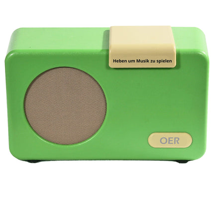 OER Music Player (Dementia Radio) Music box for dementia patients, senior radio with easy operation, especially for seniors with Alzheimer's, gift for people with dementia, dementia aid