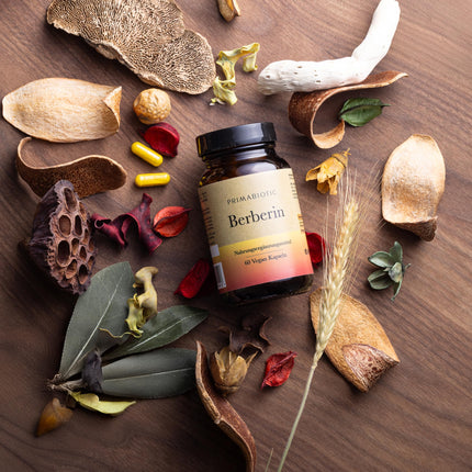 Primabiotic BERBERINE 400MG - 60 VEGAN Capsules | Berberis Vulgaris Extract | Natural Metabolism and Liver Health Support | Maximum Absorption | Liver Digestion, Bowel Function